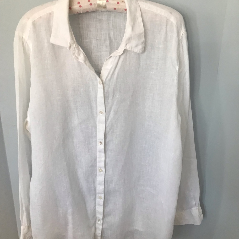 Linen blouse by jjill